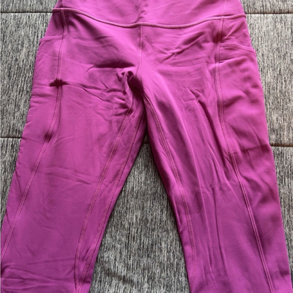 Lululemon Athletica Magenta Leggings